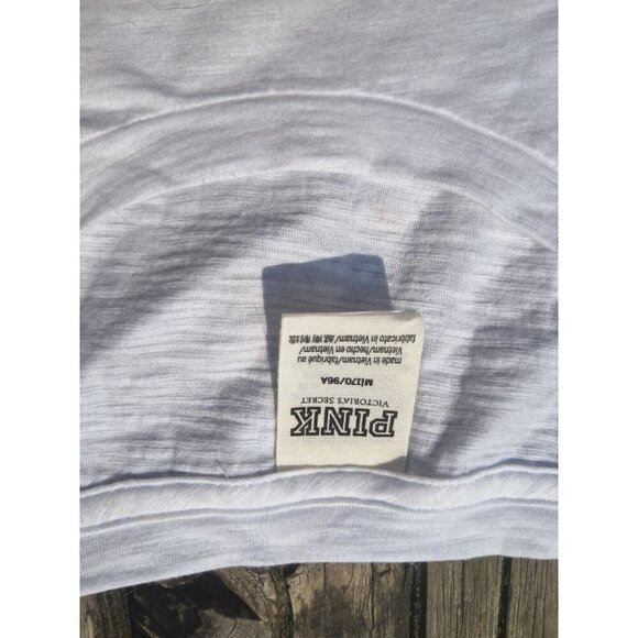 Victoria's Secret PINK |M| Primary Color Rainbow Checker Pride T-Shirt - Picture 2 of 2